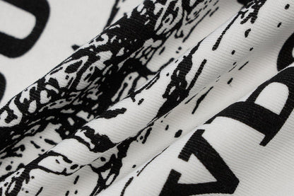 “COWBOYS” print short sleeve crewneck crop top