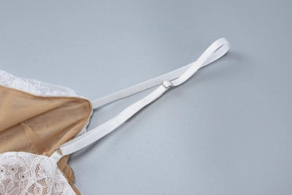 Long sleeve lace zip-up ruched shrug cami maxi dress-final-sale