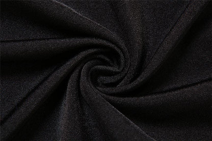 Knotted slit solid long sleeve ruched maxi dress