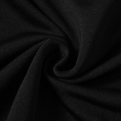 Bowknot solid long sleeve off shoulder 2-way top