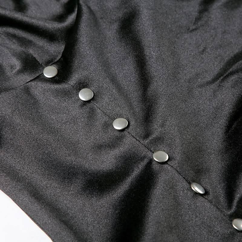 Halter self tie v neck backless solid top