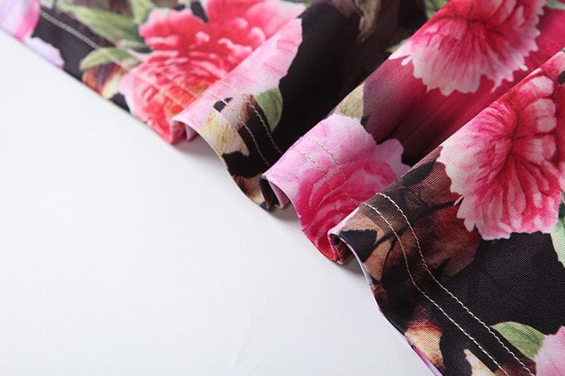 Leopard print cross front lace up cami maxi dress