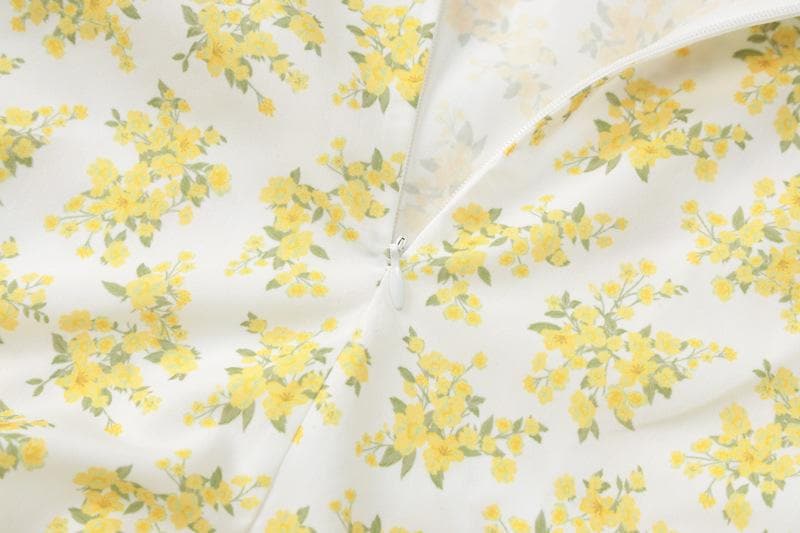 Self tie flower print cami maxi dress