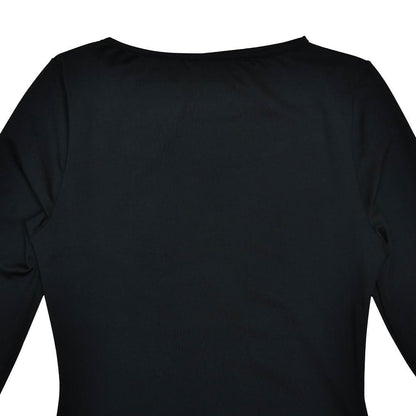 Long sleeve irregular crewneck ruched slit maxi dress