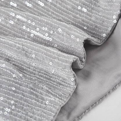 Glitter knitted patchwork letter pattern short pant