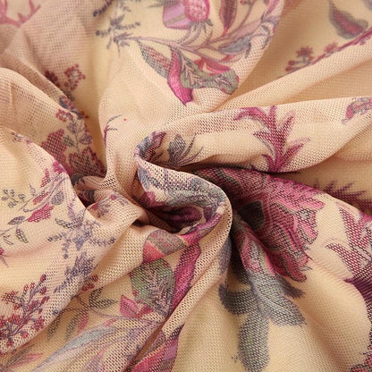 Halter button backless print ruched top