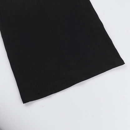 Long sleeve crewneck hollow out cut out maxi dress