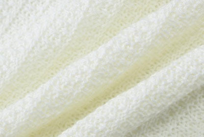 Long sleeve off shoulder halter knitted backless maxi dress-final-sale