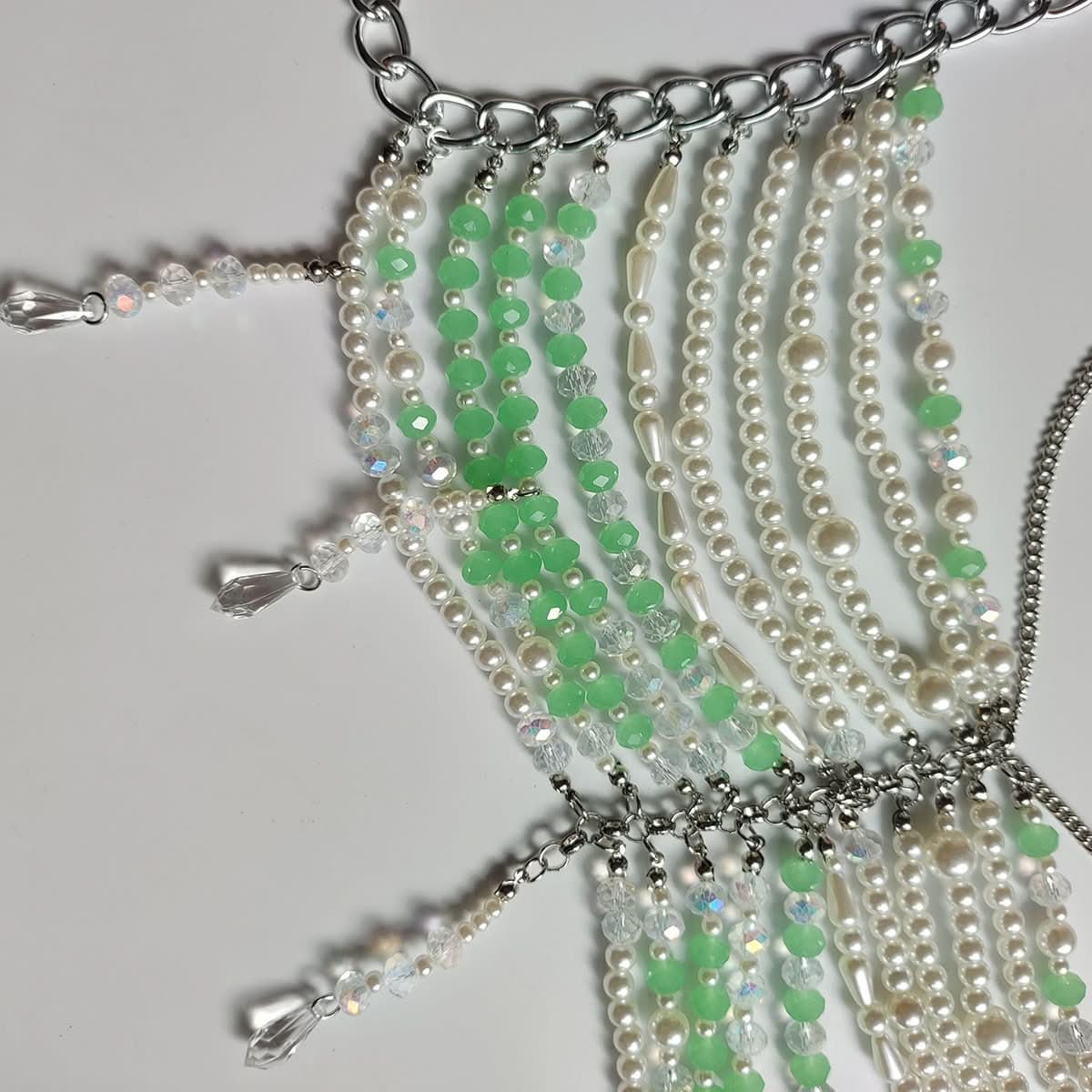 Halter hollow out tassels backless cami cut out top