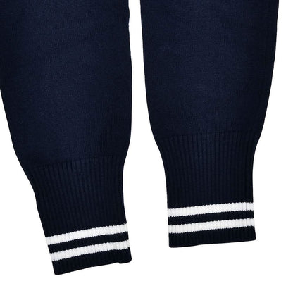 Long sleeve hoodie knitted zip-up high rise pant set