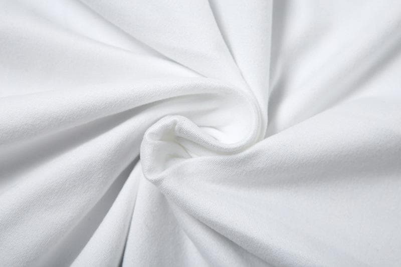 Short sleeve irregular one shoulder maxi dress