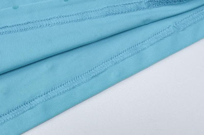 Beaded solid backless sleeveless tube midi dress-final-sale