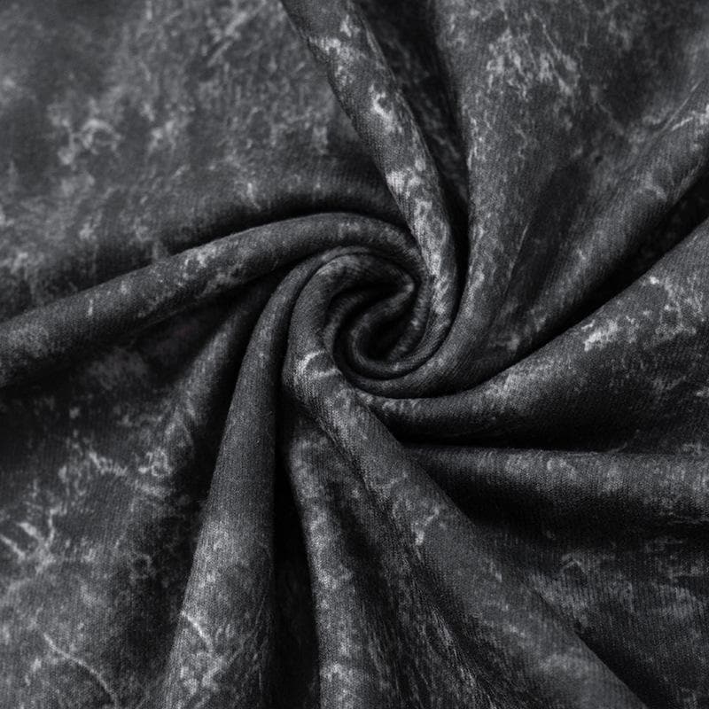 U neck print backless cami maxi dress