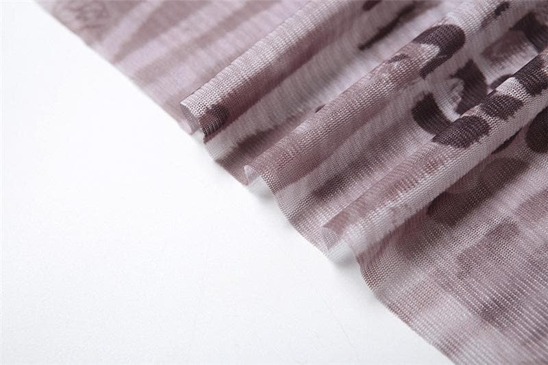 One shoulder irregular hollow out high slit print cut out maxi dress