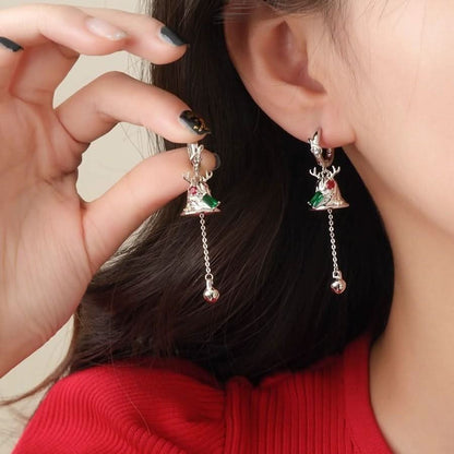 Irregular pendant christmas tree decor drop earrings
