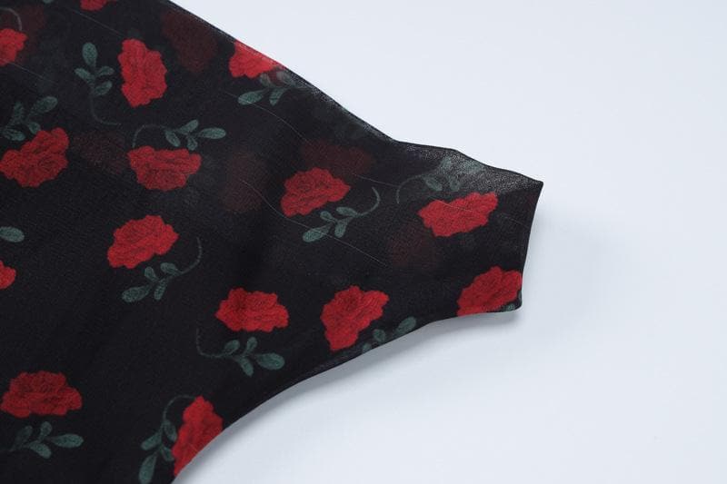 Sleeveless print cowl neck maxi dress