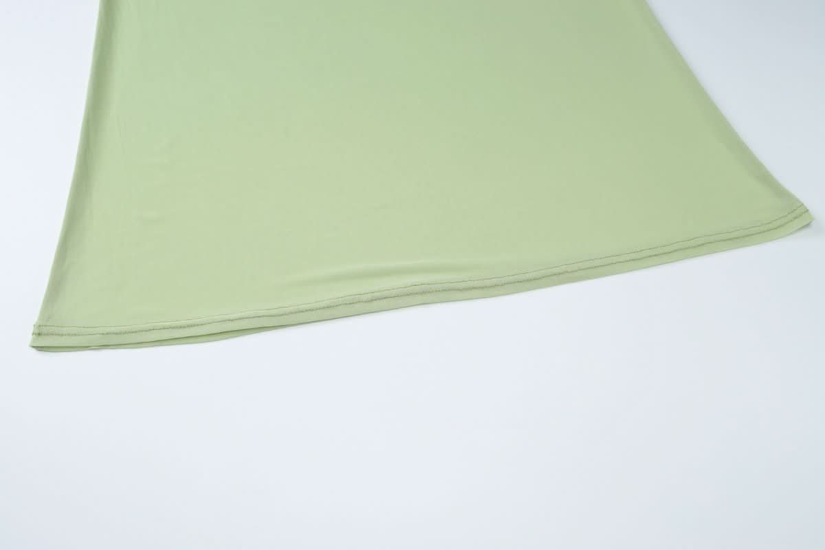 One shoulder ruched hollow out mesh cut out maxi dress