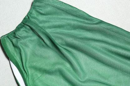 One shoulder gradient hollow out cut out maxi dress