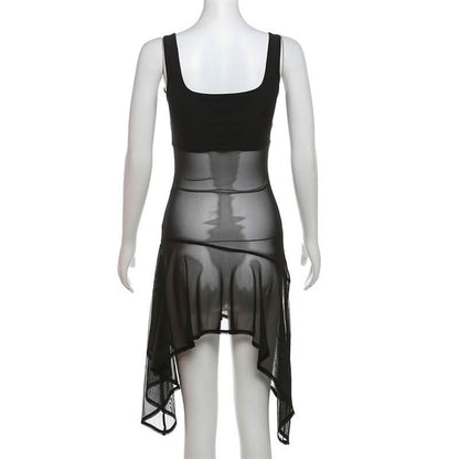 V neck mesh cami top