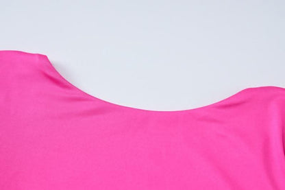 Long sleeve backless lace up ruched solid maxi dress-final-sale