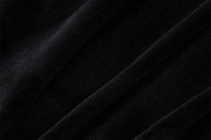 V neck velvet backless cami mini dress