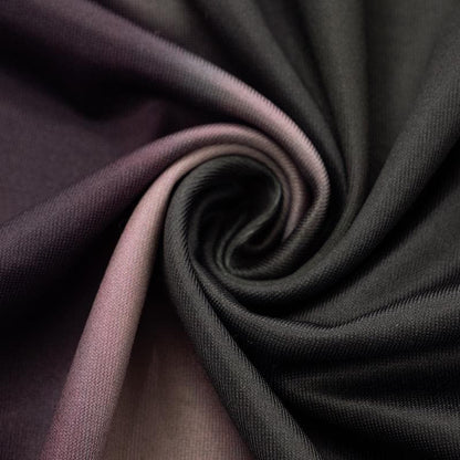 Print backless contrast tube maxi dress