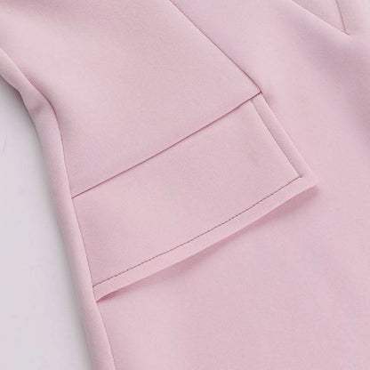 Pink corset backless tube mini dress