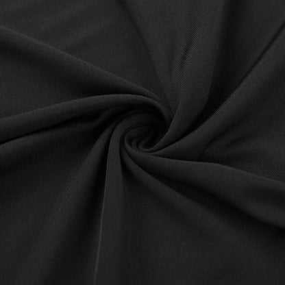 Long flared sleeve hollow out crewneck cut out maxi dress