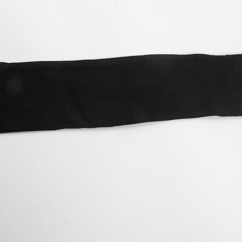 Irregular ruched gloves hoodie slit midi skirt set