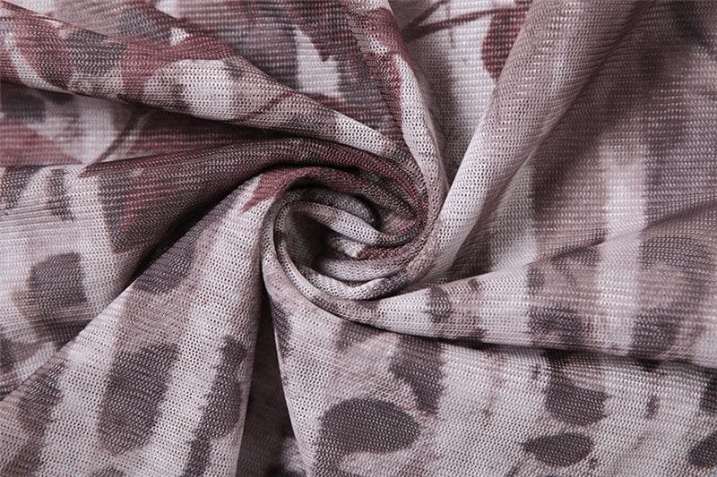 One shoulder irregular hollow out high slit print cut out maxi dress