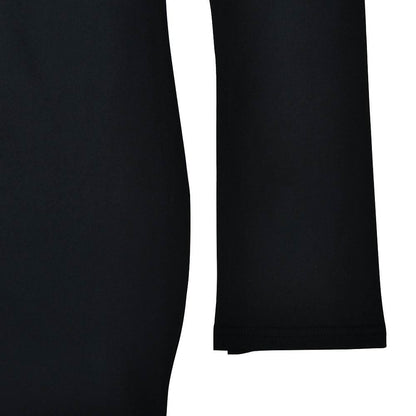 Long sleeve irregular crewneck ruched slit maxi dress