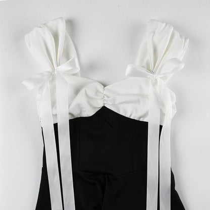 Off shoulder ruched bowknot mini dress