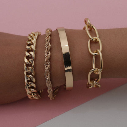 4pcs chain bracelet