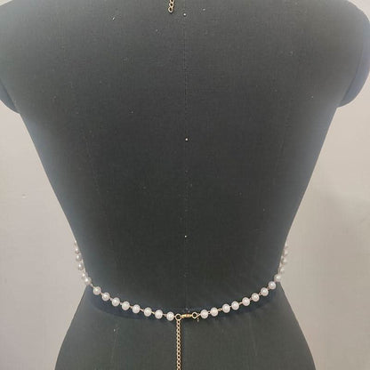 Halter backless beaded hollow out cut out top