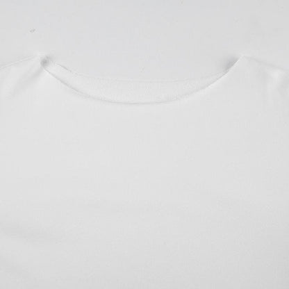 Long sleeve round neck solid top