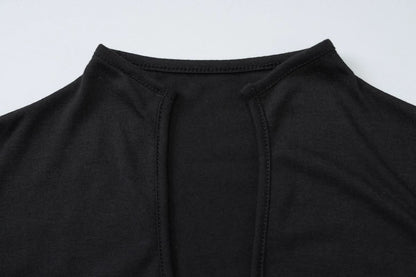 Long sleeve v neck ruched maxi dress