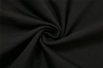 Solid slit irregular ruffle ribbon backless tube midi dress