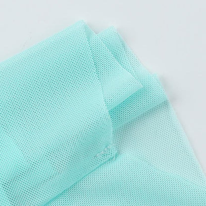 Flower applique mesh patchwork tube top