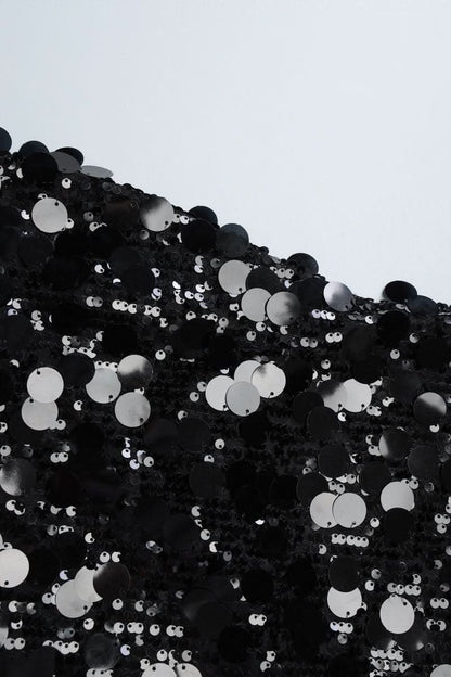 Glitter backless tube mini dress