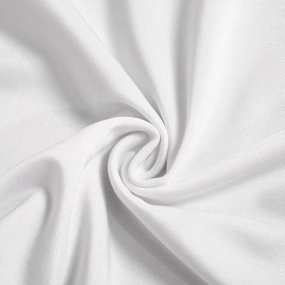 Bowknot contrast high neck long sleeve ruffle top