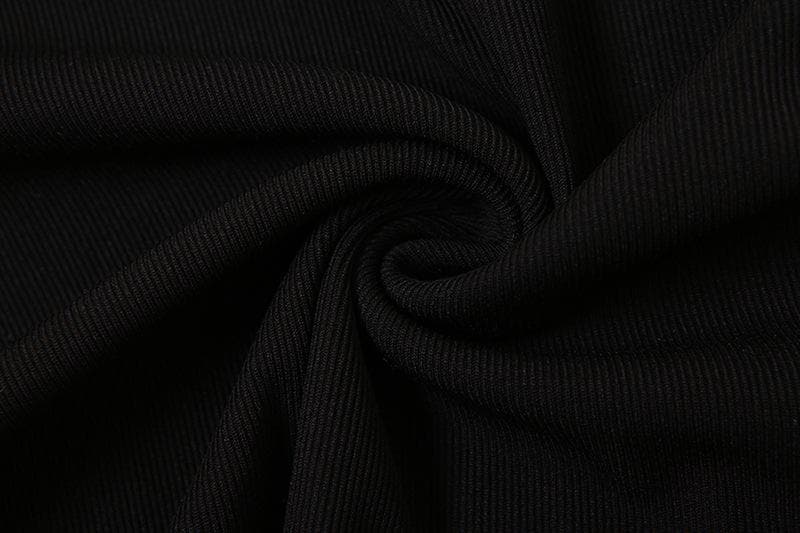 Flower applique halter mesh patchwork backless mini dress