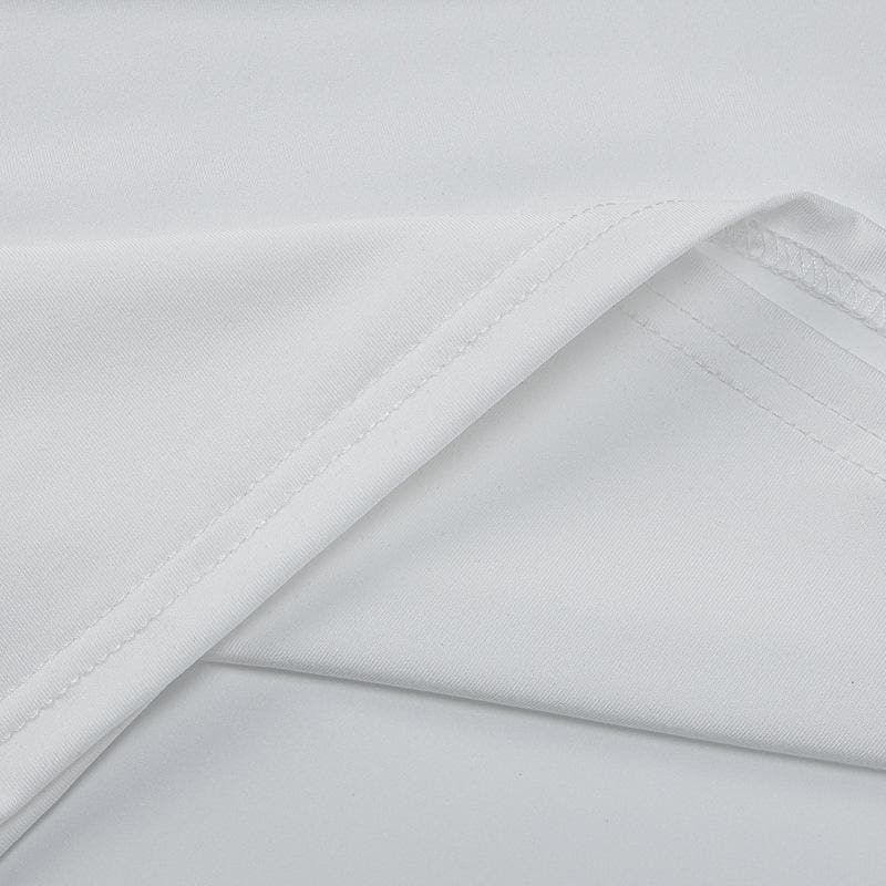 Hollow out long sleeve solid gloves u neck cut out maxi dress