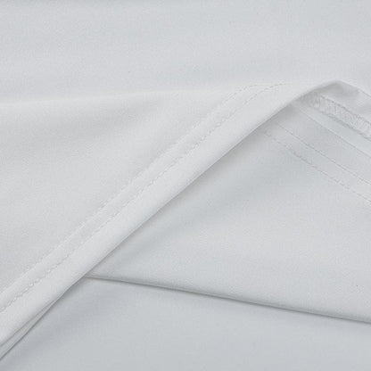 Hollow out long sleeve solid gloves u neck cut out maxi dress