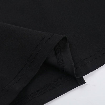 Self tie hollow out crewneck slit solid cut out midi dress