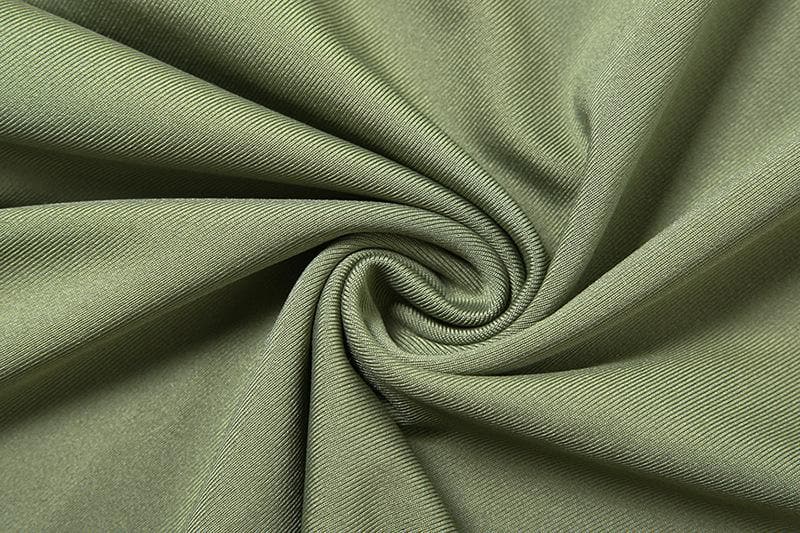 Halter contrast hollow out slit cami cut out midi dress