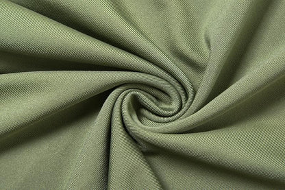 Halter contrast hollow out slit cami cut out midi dress