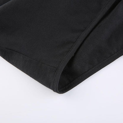 Hollow out irregular solid crop cut out top