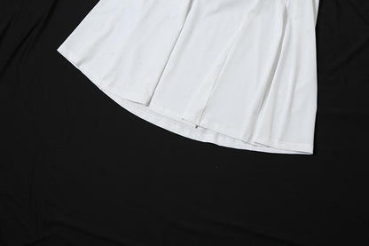 U neck hollow out solid cami cut out maxi dress-final-sale