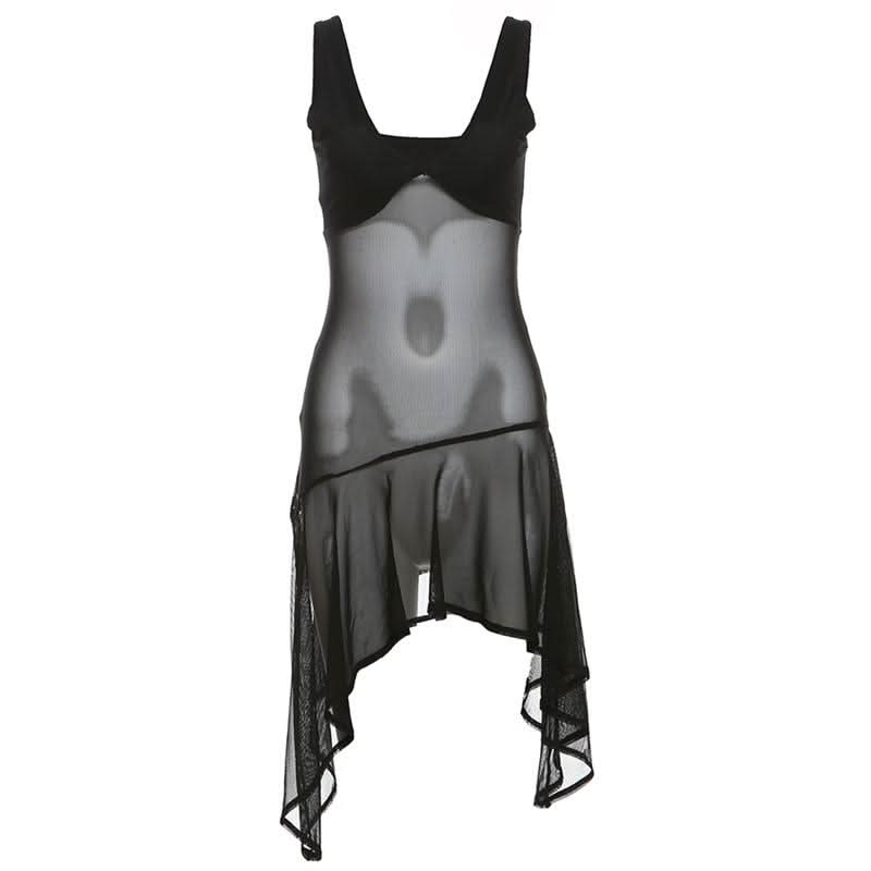 V neck mesh cami top