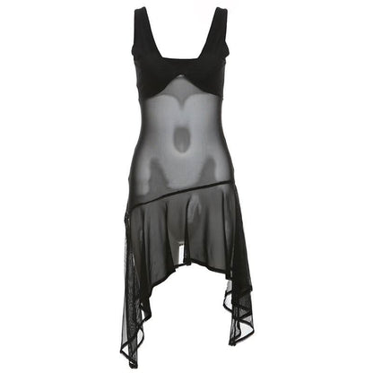 V neck mesh cami top